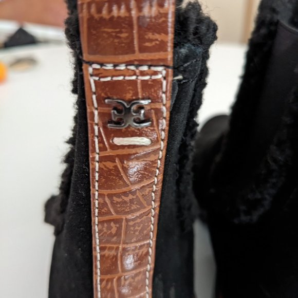 Sam Edelman suede ankle boots rubber sole - Picture 3 of 5